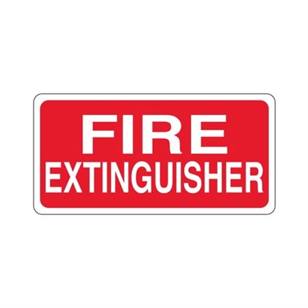 Fire Extinguisher 7"x14" Sign